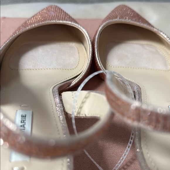 Alex Marie Blush Pink Kitten Heel Sling Back - Picture 11 of 12